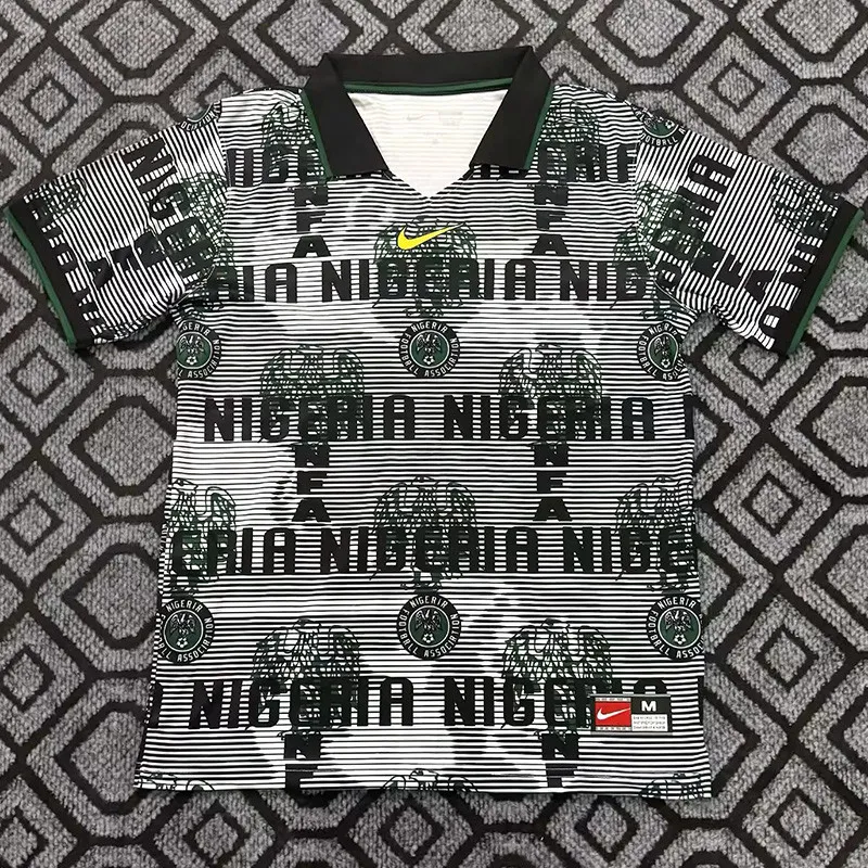 2026-27 Nigeria Grey Black Training Shirts