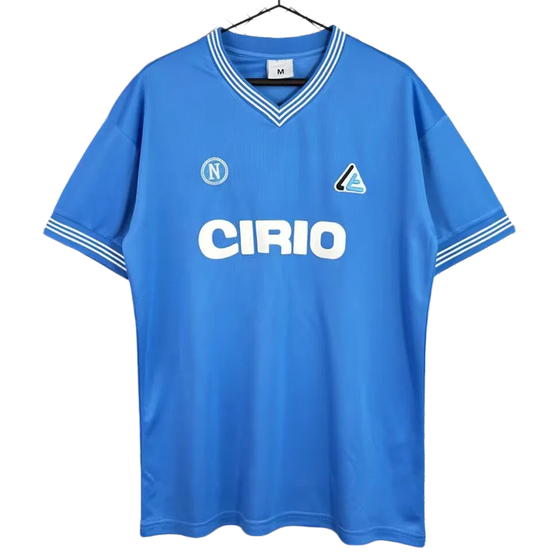 1984-1985 Napoli Home Retro blue Soccer Jersey