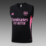 2025-26 Mens Arsenal Black  vest Training   #D25236