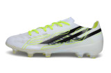 adidas F50 Hyperfast Elite Laceless FG white green Soccer Shoes