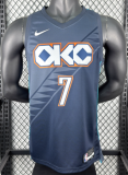 2026 OKC Thunder HOLMGREN #7 Gray City Edition Top Quality Hot Pressing NBA Jersey