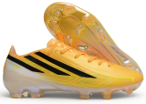 adidas F50 Hyperfast Elite Laceless FG yellow Soccer Shoes