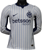2026-27 Inter Milan away Long Sleeve Player Version Soccer Jersey
