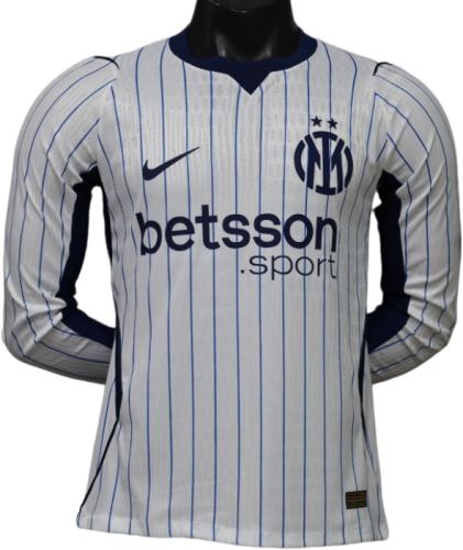 2026-27 Inter Milan away Long Sleeve Player Version Soccer Jersey