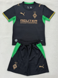 2026-27 KIDS Monchengladbach away black Soccer Jersey