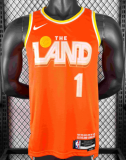 2026 Cleveland Cavaliers HARDEN #1 Orange City Edition Top Quality Hot Pressing NBA Jersey