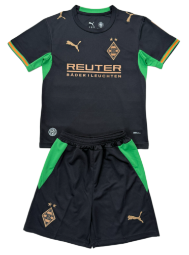 2026-27 KIDS Monchengladbach away black Soccer Jersey