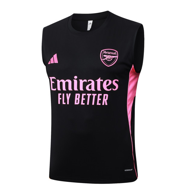 2025-26 Mens Arsenal Black  vest Training   #D25236