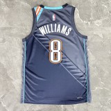2026 OKC Thunder WILLIAMS #8 Gray City Edition Top Quality Hot Pressing NBA Jersey