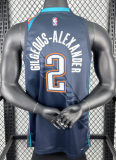 2026 OKC Thunder GILGEOUS-ALEXANDER #2 Gray City Edition Top Quality Hot Pressing NBA Jersey