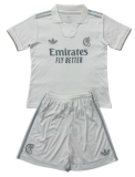2026-27 Kids Real Madrid white 125th Anniversary Soccer Jersey