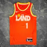 2026 Cleveland Cavaliers HARDEN #1 Orange City Edition Top Quality Hot Pressing NBA Jersey