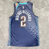 2026 OKC Thunder GILGEOUS-ALEXANDER #2 Gray City Edition Top Quality Hot Pressing NBA Jersey