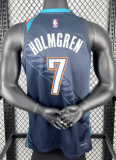 2026 OKC Thunder HOLMGREN #7 Gray City Edition Top Quality Hot Pressing NBA Jersey