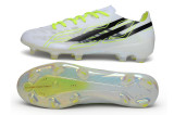 adidas F50 Hyperfast Elite Laceless FG white green Soccer Shoes