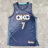 2026 OKC Thunder HOLMGREN #7 Gray City Edition Top Quality Hot Pressing NBA Jersey
