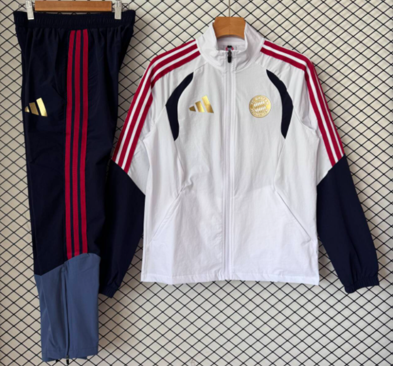 2026-27 Bayern Munich white Windbreaker suit