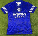 1994-96 Mens Rangers home  Retro Soccer Jersey