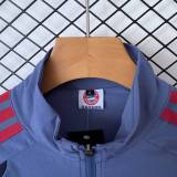 2026-27 Bayern Munich slate blue Windbreaker suit