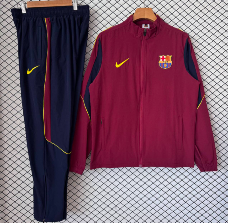 2026-27 Barcelona Red Windbreaker suit