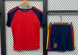 2026-27 kids Spain home soccer jersey (Have two star ⭐⭐）