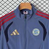 2026-27 Bayern Munich slate blue Windbreaker suit