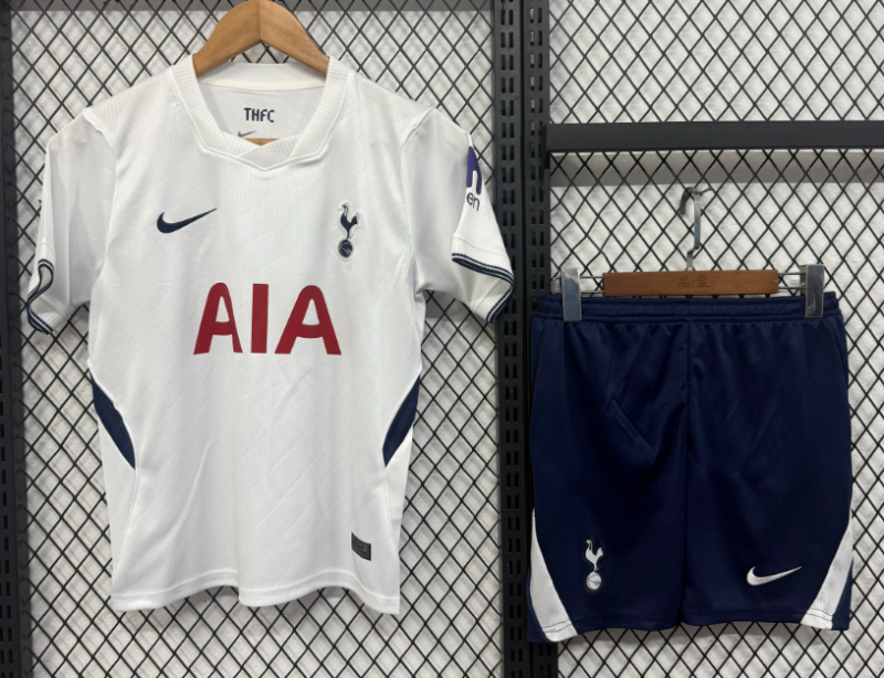 2026-27 Kids Tottenham Hotspur home white soccer Jersey