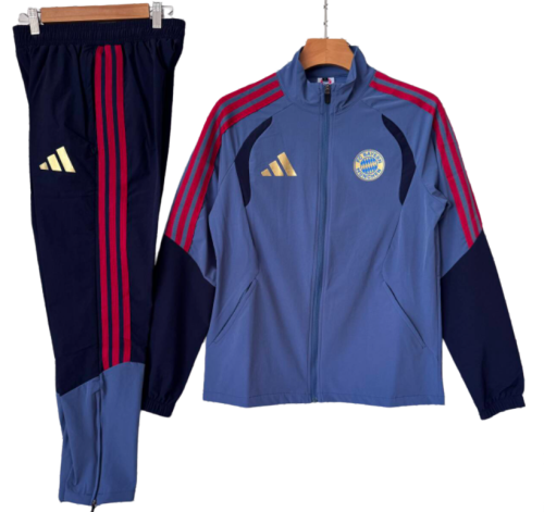 2026-27 Bayern Munich slate blue Windbreaker suit