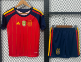 2026-27 kids Spain home soccer jersey (Have two star ⭐⭐）