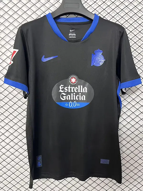 2026-27 Deportivo La Coruna away black Fans Soccer Jersey