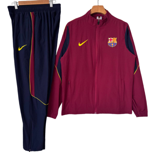 2026-27 Barcelona Red Windbreaker suit