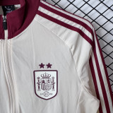 2026-27 Spain beige Windbreaker suit (have two star ⭐⭐)