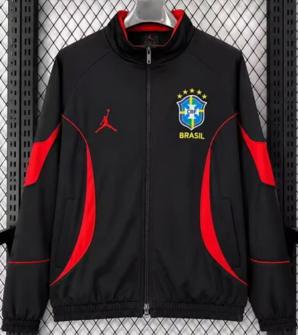 2026-27 Brazil black Windbreaker