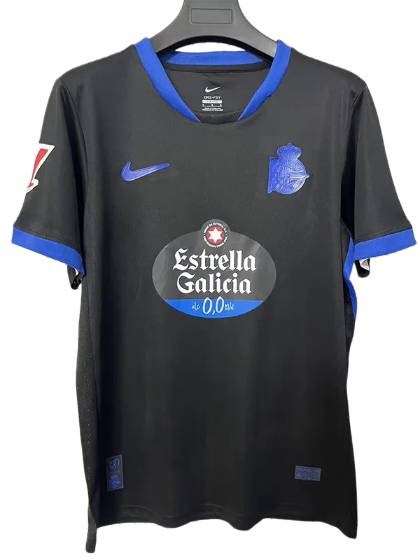 2026-27 Deportivo La Coruna away black Fans Soccer Jersey