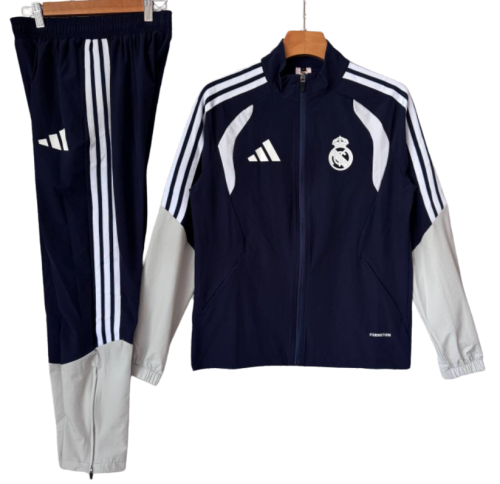 2026-27 Real Madrid Deep Blue Windbreaker suit
