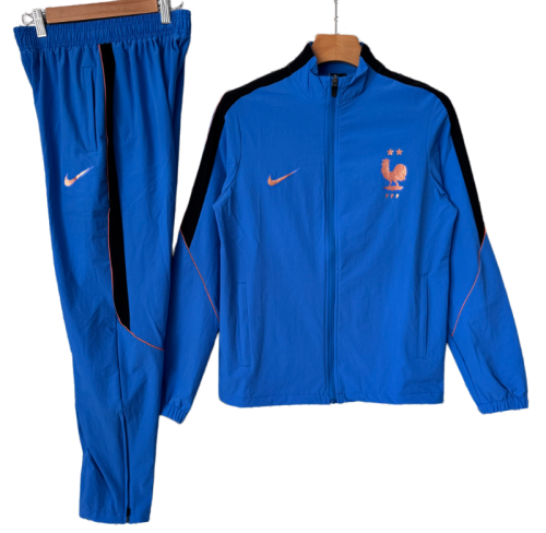 2026-27 France  blue Windbreaker suit