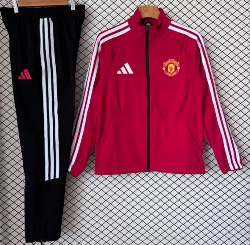 2026-27 Manchester United red Windbreaker suit