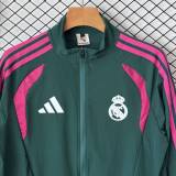 2026-27 Real Madrid green Windbreaker suit