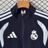 2026-27 Real Madrid Deep Blue Windbreaker suit