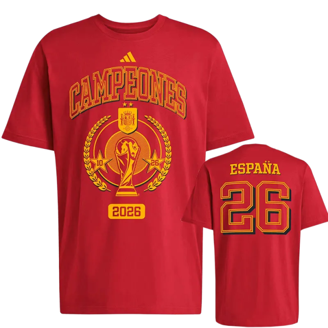 2026 Spain Red Campeones High Quality T-Shirt