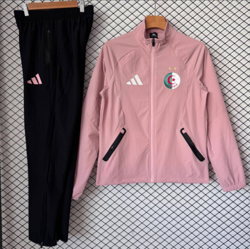 2026-27 Algeria pink Windbreaker suit (have two star ⭐⭐)