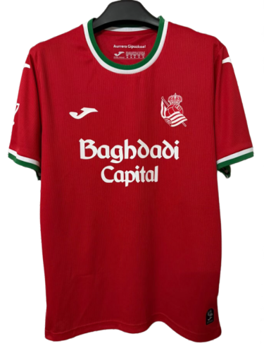 2026-27 Mens Real Sociedad third away red soccer jersey