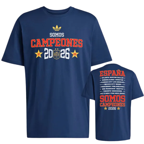 2026 Spain Royal blue Campeones High Quality T-Shirt