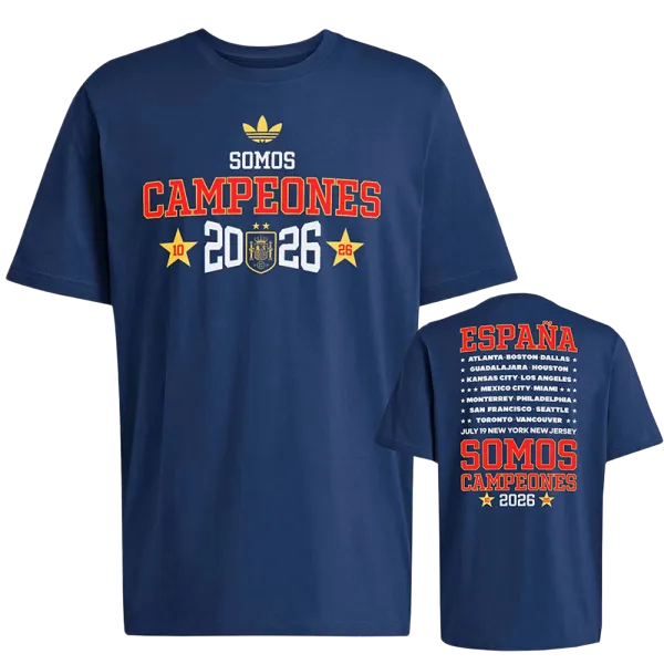 2026 Spain Royal blue Campeones High Quality T-Shirt