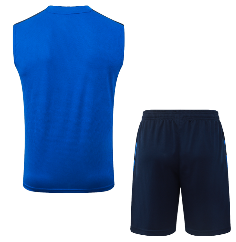 2026-27 Mens Inter Milan Blue vest Training Short Suit D26059#
