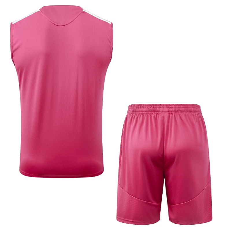 2026-27 Real Madrid pink vest Training Short Suit D26060#