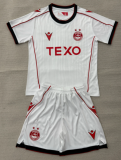 2026-27 Kids Aberdeen away white Soccer Jersey