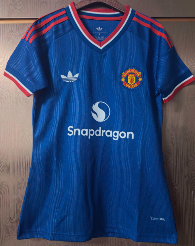 2026-27 Women Manchester United away blue Soccer Jersey