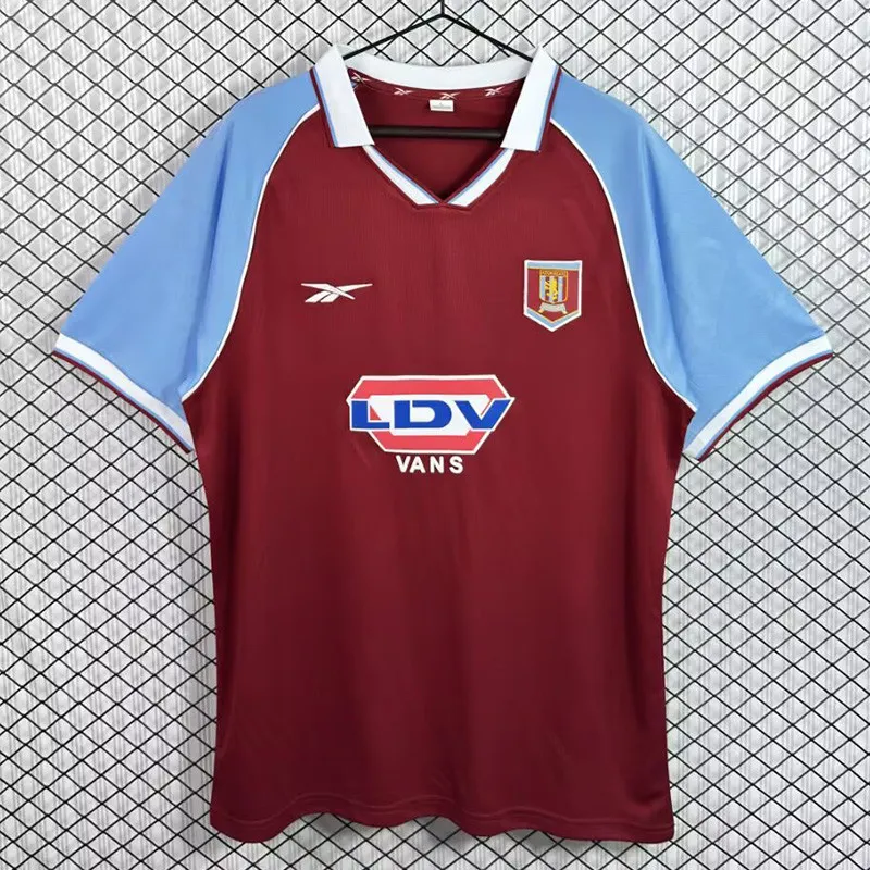 1998-1999 Aston Villa Home Retro Soccer Jersey