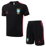 2026-27 Mens Brazil black Short training suit J26050#